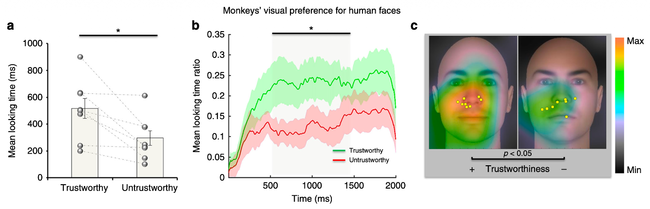 Macaque trustworthiness study